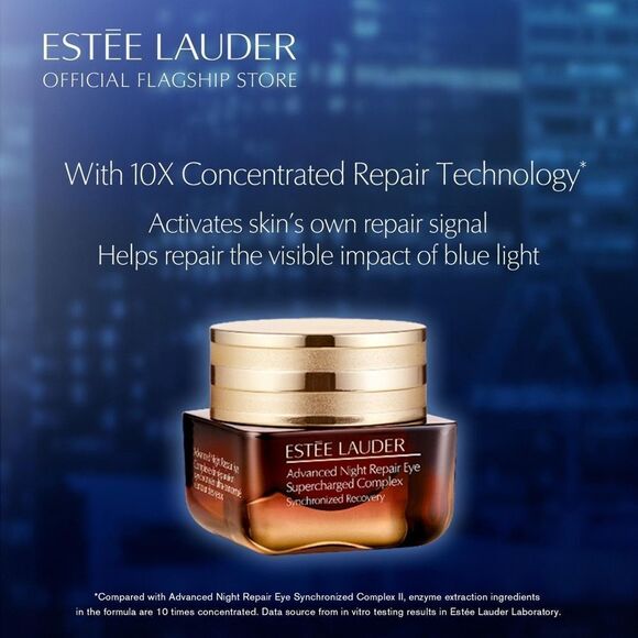 Estee Lauder Supercharged Night Repair Eye Cream Duo - Picture 6 of 11